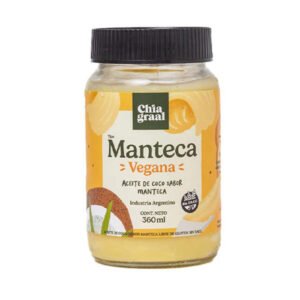 Manteca Vegana a base de aceite de coco - Chia Graal
