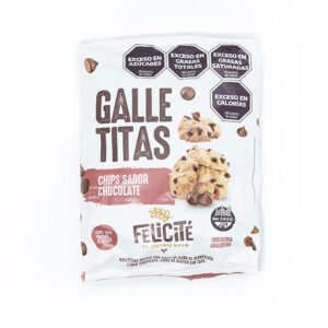 Galletitas chips sabor chocolate Felicité