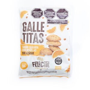 Galletitas sabor naranja con semillas sin azúcar Felicité
