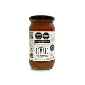 Salsa Orgánica de Tomate con Albahaca Fresca y Ajo – Pampagourmet